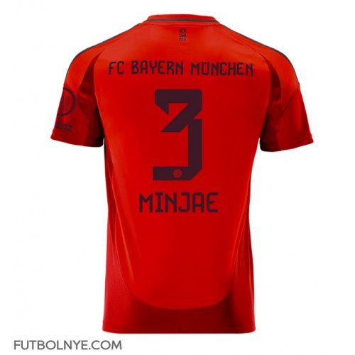 Camiseta Bayern Munich Kim Min-jae #3 Primera Equipación 2024-25 manga corta